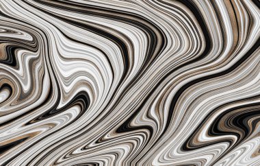 Mermer soyut sıvı arkaplan. Mermer çizim dokusu. Dalgalanma şablonu. Modern, Çağdaş, 3D illüstrasyon.