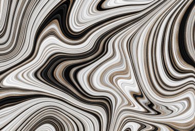 Mermer soyut sıvı arkaplan. Mermer çizim dokusu. Dalgalanma şablonu. Modern, Çağdaş, 3D illüstrasyon.