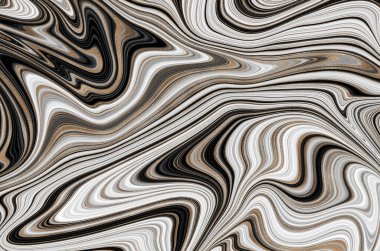 Mermer soyut sıvı arkaplan. Mermer çizim dokusu. Dalgalanma şablonu. Modern, Çağdaş, 3D illüstrasyon.