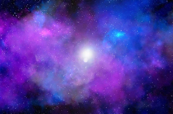 Πλανήτες Και Γαλαξίας Ταπετσαρία Επιστημονικής Φαντασίας Ομορφιά Του Διαστήματος Δισεκατομμύρια — Φωτογραφία Αρχείου