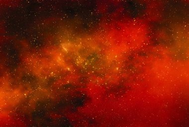 Gezegenler ve galaksiler, bilim kurgu duvar kağıtları. Derin uzayın güzelliği. Evrendeki milyarlarca galaksi kozmik sanat arka planında. 3B illüstrasyon.