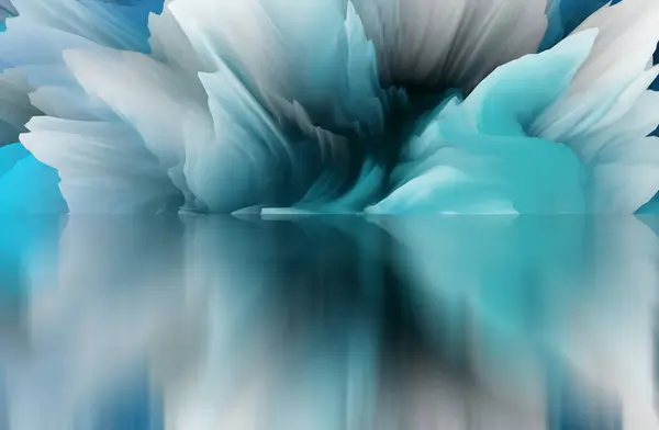 Волшебный Мир Абстрактный Ландшафт Сюрреальное Озеро Мбаппе Искусство Творчество Воображение — стоковое фото