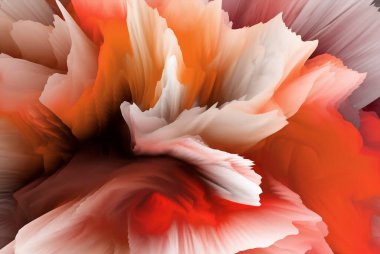 Sihirli dünya. Renkli soyut fantezi arka plan, gerçeküstü rüya manzarası. 3d illüstrasyon.