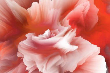 Sihirli dünya. Renkli soyut fantezi arka plan, gerçeküstü rüya manzarası. 3d illüstrasyon.