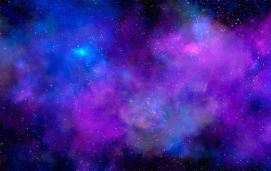 Gezegenler ve galaksiler, bilim kurgu duvar kağıtları. Derin uzayın güzelliği. Evrendeki milyarlarca galaksi kozmik sanat arka planında. 3B illüstrasyon.
