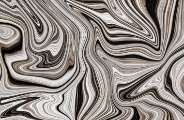 Mermer soyut sıvı arkaplan. Mermer çizim dokusu. Dalgalanma şablonu. Modern, Çağdaş, 3D illüstrasyon.