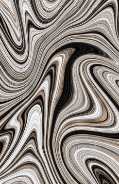 Mermer soyut sıvı arkaplan. Mermer çizim dokusu. Dalgalanma şablonu. Modern, Çağdaş, 3D illüstrasyon.