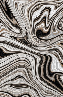 Mermer soyut sıvı arkaplan. Mermer çizim dokusu. Dalgalanma şablonu. Modern, Çağdaş, 3D illüstrasyon.