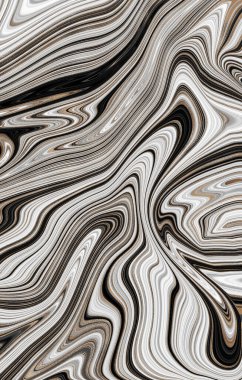 Mermer soyut sıvı arkaplan. Mermer çizim dokusu. Dalgalanma şablonu. Modern, Çağdaş, 3D illüstrasyon.