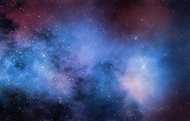 Gezegenler ve galaksiler, bilim kurgu duvar kağıtları. Derin uzayın güzelliği. Evrendeki milyarlarca galaksi kozmik sanat arka planında. 3B illüstrasyon.
