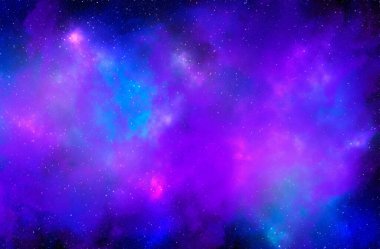 Gezegenler ve galaksiler, bilim kurgu duvar kağıtları. Derin uzayın güzelliği. Evrendeki milyarlarca galaksi kozmik sanat arka planında. 3B illüstrasyon.