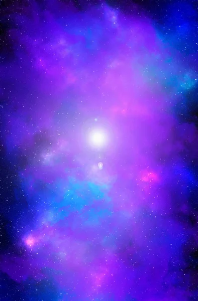 Planets Galaxy Science Fiction Wallpaper Beauty Deep Space Billions Galaxies — Stock Photo, Image