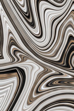 Mermer soyut sıvı arkaplan. Mermer çizim dokusu. Dalgalanma şablonu. Modern, Çağdaş, 3D illüstrasyon.