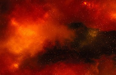 Gezegenler ve galaksiler, bilim kurgu duvar kağıtları. Derin uzayın güzelliği. Evrendeki milyarlarca galaksi kozmik sanat arka planında. 3B illüstrasyon.