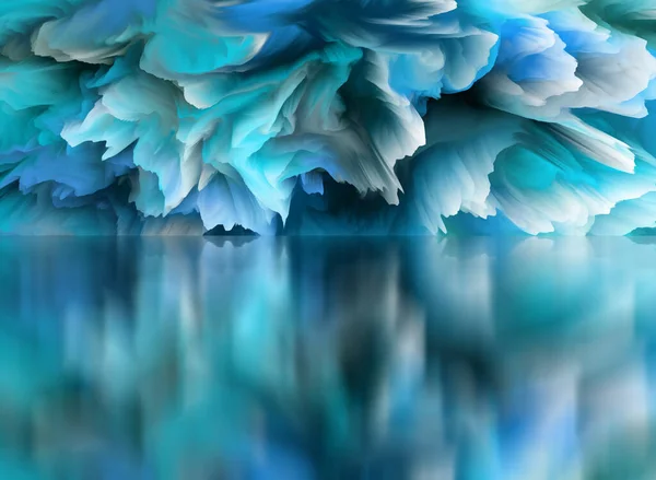 Mundo Mágico Resumen Paisaje Lago Surrealista Reflexiones Arte Creatividad Imaginación — Foto de Stock