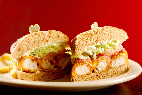 Бургеры с курицей
