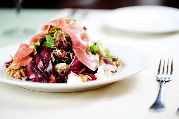 Salad with prosciutto and beetroot Stock Picture