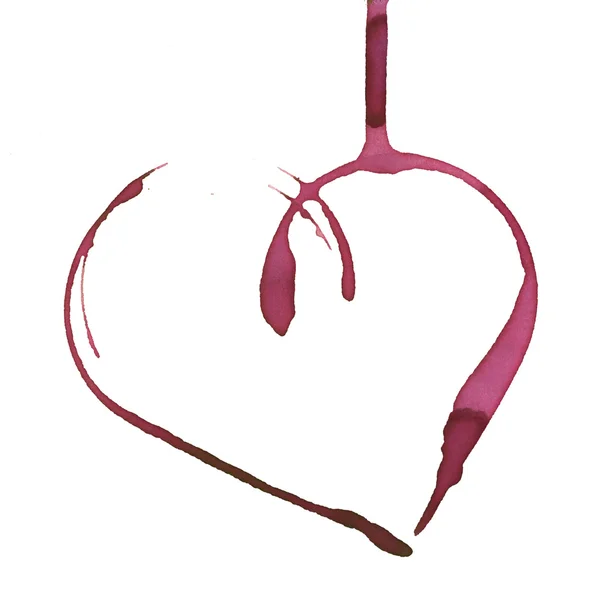 romantik şarap lekesi