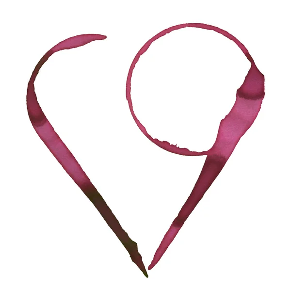 romantik şarap lekesi