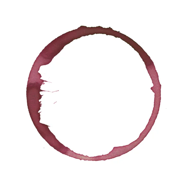 Wine glass stain — Stock Photo, Image