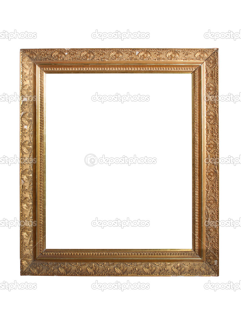 old gold frame