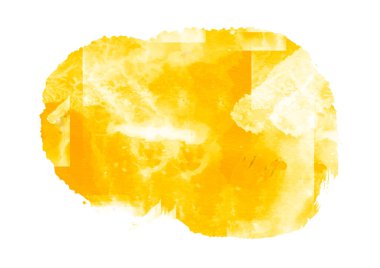 Turuncu grafik renk yamaları fırça darbeleri etkisi arka plan tasarımları öğesi 