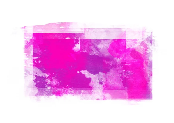 紫色图形彩色补丁画笔笔触效果背景设计元素 — 图库照片