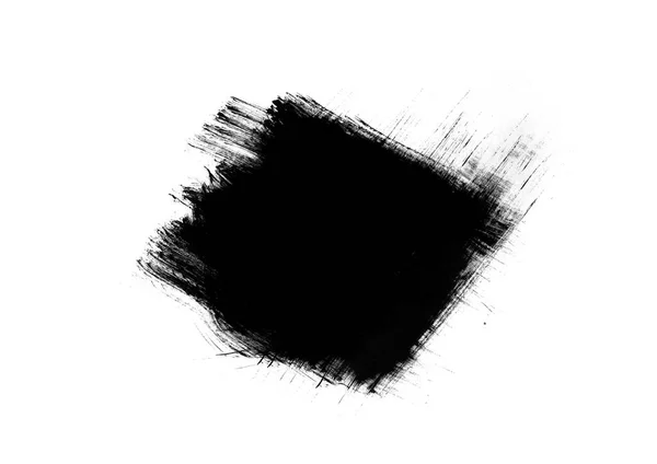 Siyah Grafik Renk Yamaları Fırça Darbeleri Arka Plan Tasarım Ögesini — Stok fotoğraf