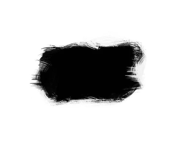 Black Graphic Color Patches Brush Strokes Effect Background Designs Element — Stock Photo, Image