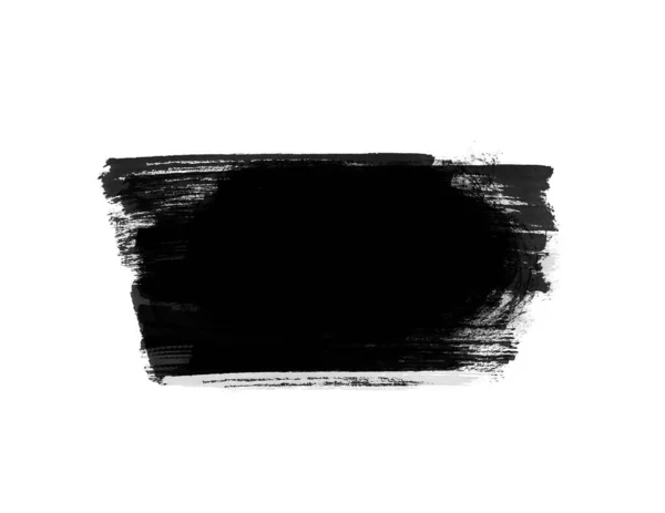 Black Graphic Color Patches Brush Strokes Effect Background Designs Element — Stock Photo, Image