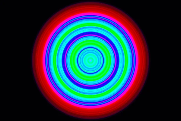 Цветной Круг Rainbow Цвет Изолированный Рисунке Фоне Pink Green Red — стоковое фото