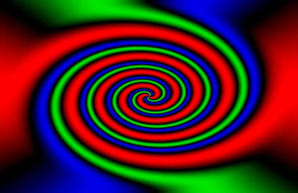 Vivido Tessuto Spirale Colore Isolato Sfondo Astratto Modello Nero Rosso — Foto Stock