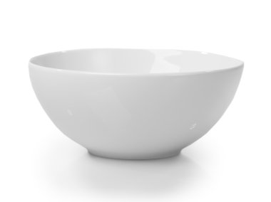 White bowl clipart