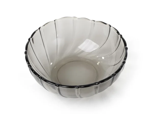 Transporent bowl isolated — Stock Photo, Image