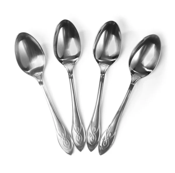 Spoons isolated — Stock Photo, Image