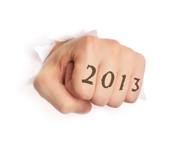 2013-as tetoválással kéz — Stock Fotó