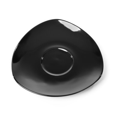 üçgen gövde üzerinde beyaz izole