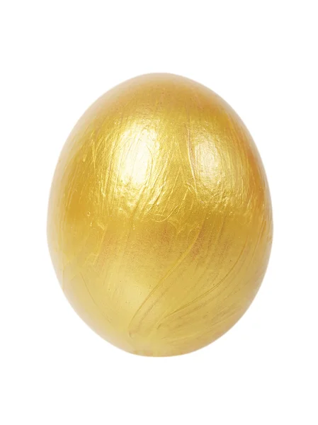 Einzelnes Ei isoliert auf weiß — Stockfoto