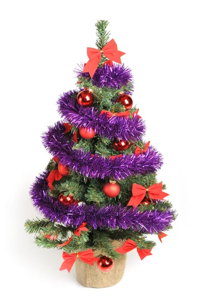 Albero di Natale decorato — Foto Stock