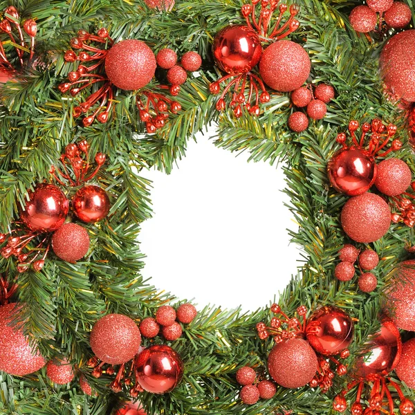 Decorative christmas wreath — Stock Photo, Image
