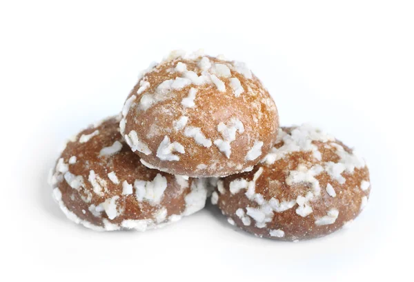 Кокосове печиво ізольовано на білому — стокове фото