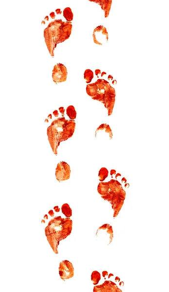Spooky foot prints — Stock Photo, Image