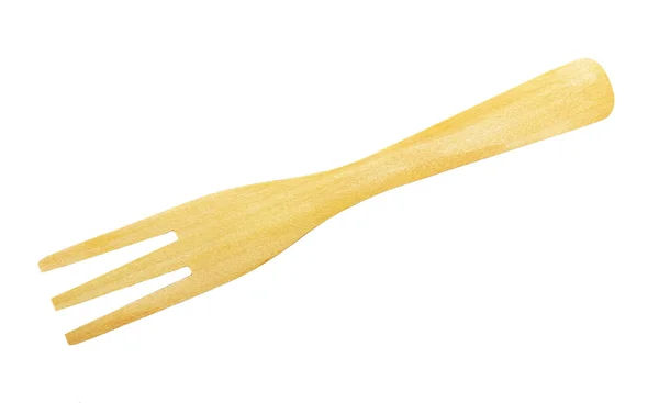 Kitchen wood utensil isolated on white — Stock Photo, Image