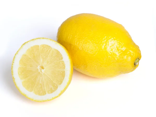 Lemon and slice Royalty Free Stock Photos