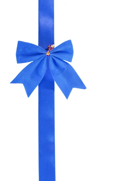 Blue bow — Stock Photo, Image