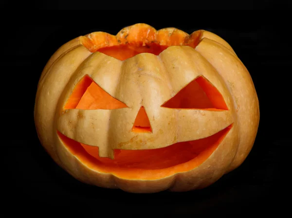 Halloween zucca faccia spaventosa — Foto Stock