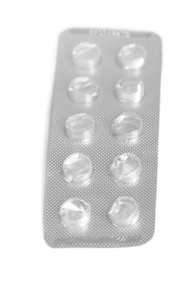 Confezione vuota di pillole — Foto Stock