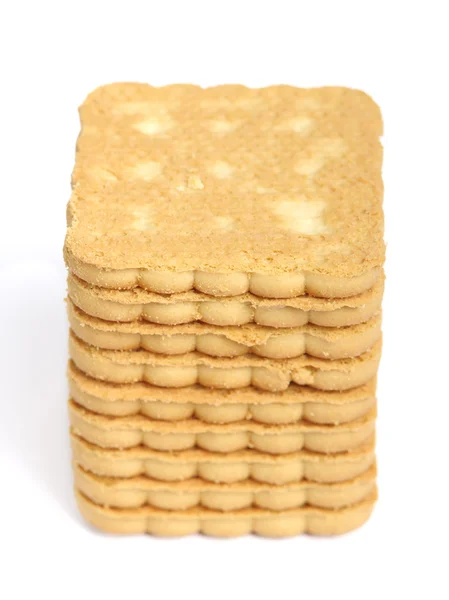 Στοίβα των τετραγωνικών cookies — Φωτογραφία Αρχείου