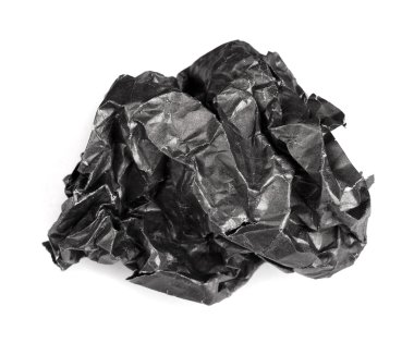 siyah kağıt parçasına vidalı