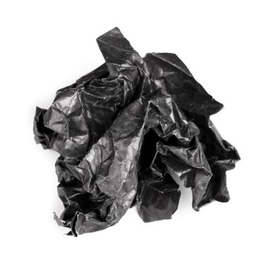 siyah kağıt parçasına vidalı